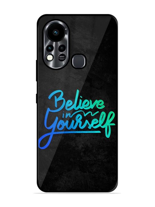 Believe In Yourself Glossy Metal Phone Cover for Infinix Hot 11S Zapvi