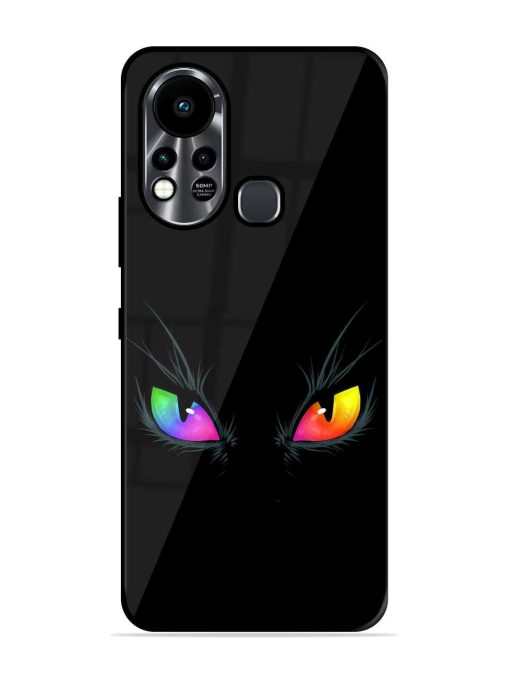 Cat Eyes Glossy Metal Phone Cover for Infinix Hot 11S