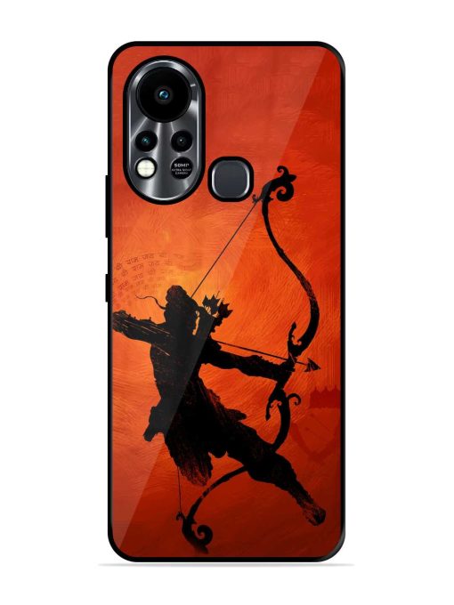 Illustration Lord Rama Glossy Metal Phone Cover for Infinix Hot 11S Zapvi