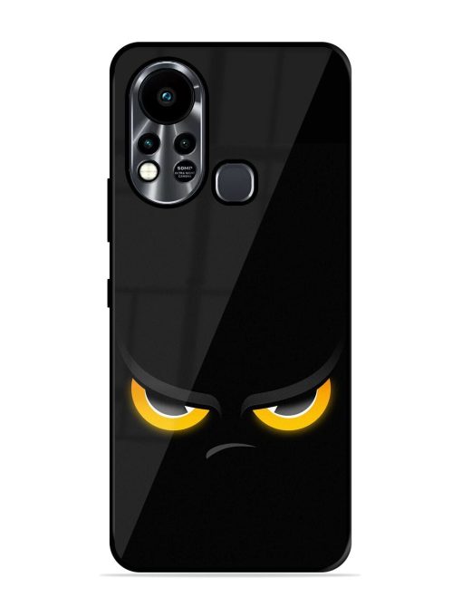 Scary Yellow Eye Glossy Metal TPU Phone Cover for Infinix Hot 11S Zapvi