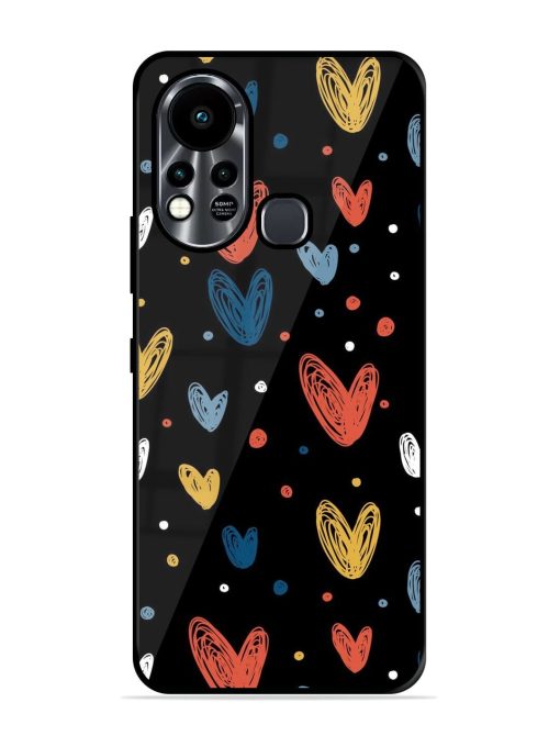 Happy Valentines Day Glossy Metal TPU Phone Cover for Infinix Hot 11S