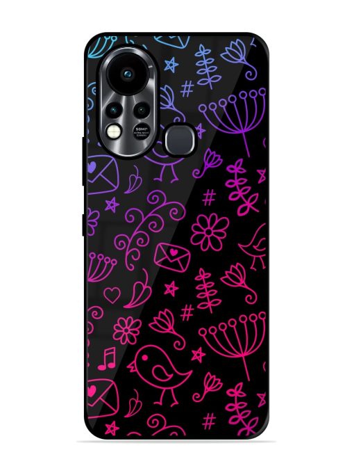 Cool Girly Glossy Metal Phone Cover for Infinix Hot 11S Zapvi