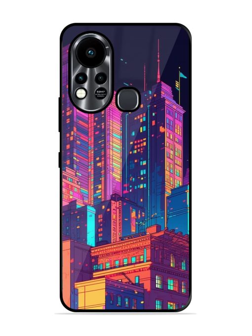 City View Glossy Metal Phone Cover for Infinix Hot 11S