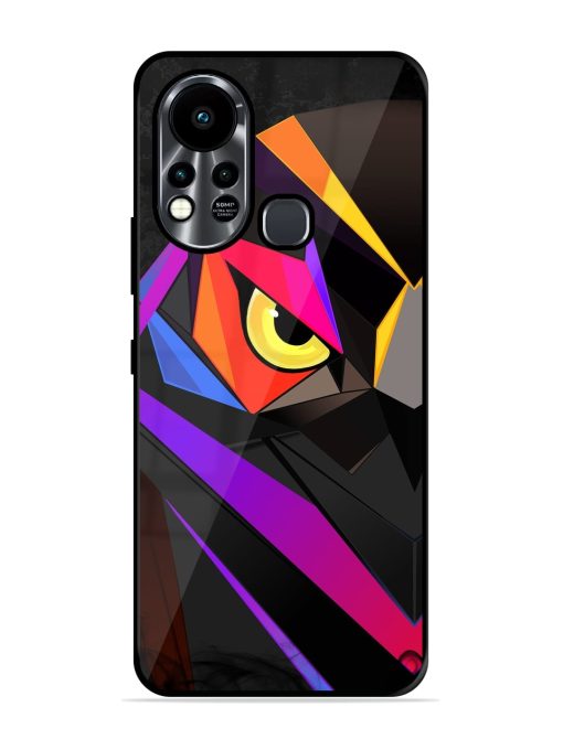 Wpap Owl Glossy Metal Phone Cover for Infinix Hot 11S Zapvi