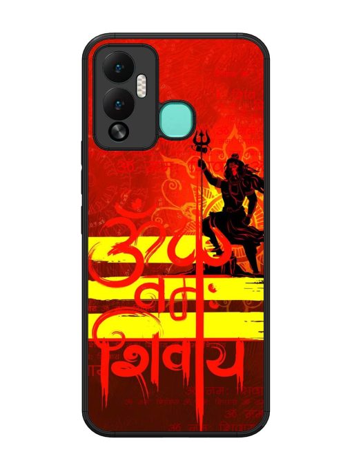 Illustration Lord Shiva Glossy Metal TPU Phone Cover for Infinix Hot 12 Play Zapvi