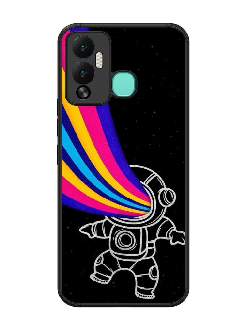 Astronaut Glossy Metal TPU Phone Cover for Infinix Hot 12 Play Zapvi