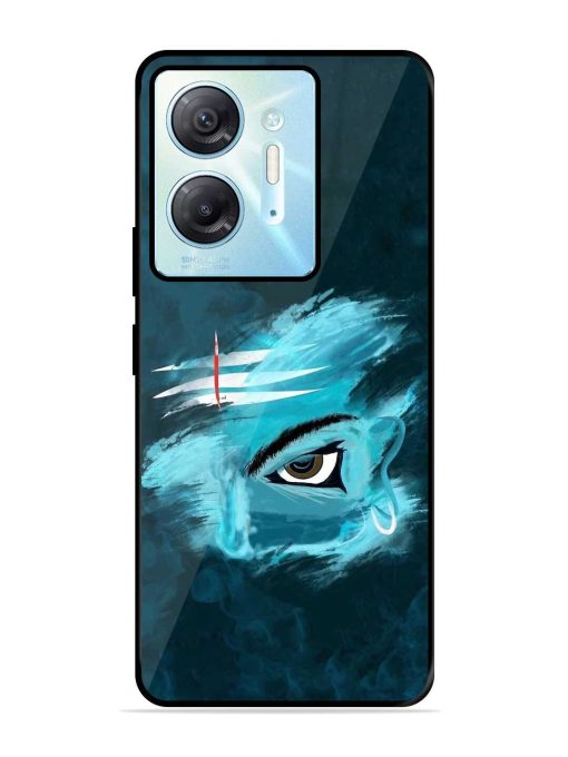 Lord Shiva Glossy Metal Phone Cover for Infinix Hot 30 (5G) Zapvi