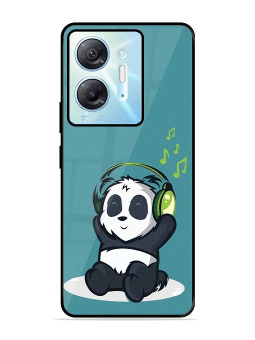 Music Panda Glossy Metal Phone Cover for Infinix Hot 30 (5G) Zapvi