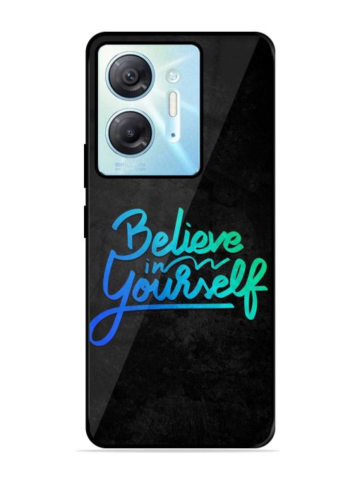 Believe In Yourself Glossy Metal Phone Cover for Infinix Hot 30 (5G) Zapvi