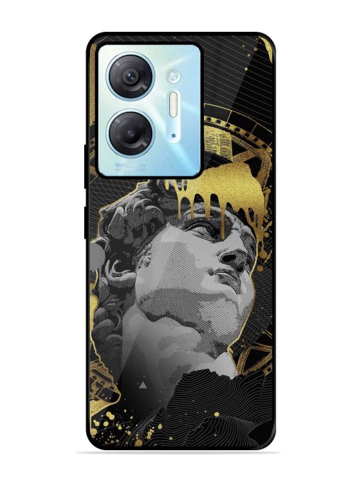 Roman Face Glossy Metal Phone Cover for Infinix Hot 30 (5G) Zapvi