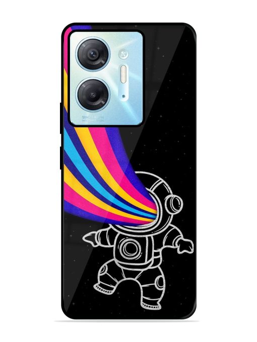 Astronaut Glossy Metal TPU Phone Cover for Infinix Hot 30 (5G) Zapvi