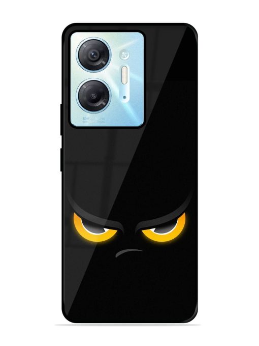 Scary Yellow Eye Glossy Metal TPU Phone Cover for Infinix Hot 30 (5G) Zapvi