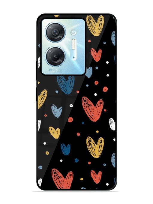 Happy Valentines Day Glossy Metal TPU Phone Cover for Infinix Hot 30 (5G)