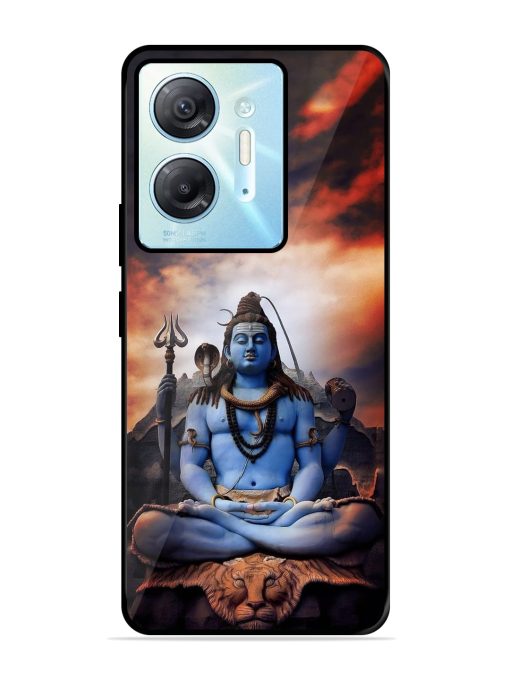 Jai Jai Shiv Glossy Metal Phone Cover for Infinix Hot 30 (5G) Zapvi