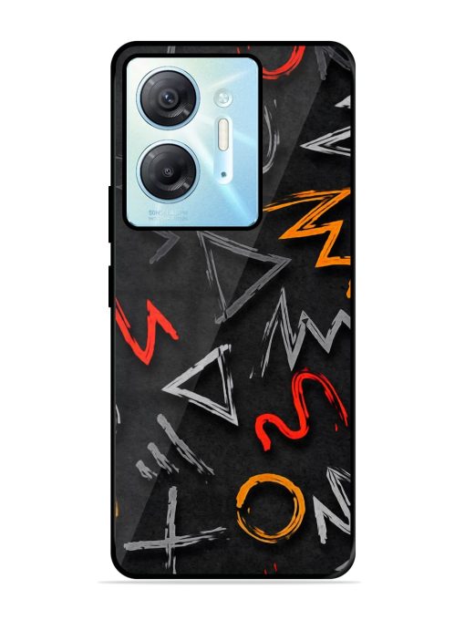 Grungy Graffiti Glossy Metal Phone Cover for Infinix Hot 30 (5G)