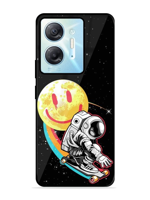 Astronaut Art Glossy Metal Phone Cover for Infinix Hot 30 (5G) Zapvi