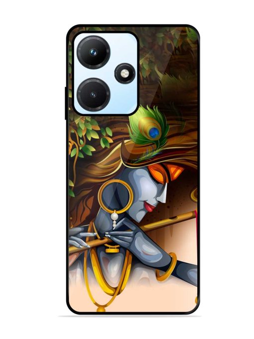 Krishna Glossy Metal Phone Cover for Infinix Hot 30I Zapvi