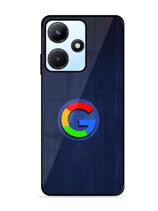 Google Logo Printed Glossy Metal TPU Phone Cover for Infinix Hot 30I