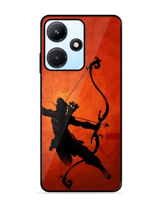 Illustration Lord Rama Glossy Metal Phone Cover for Infinix Hot 30I Zapvi