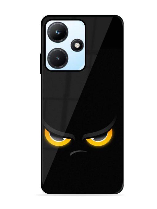 Scary Yellow Eye Glossy Metal TPU Phone Cover for Infinix Hot 30I