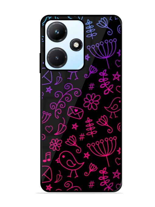 Cool Girly Glossy Metal Phone Cover for Infinix Hot 30I