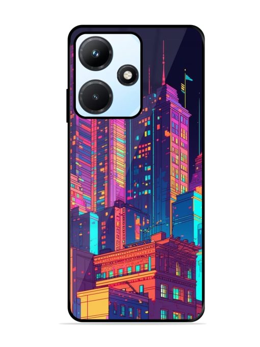 City View Glossy Metal Phone Cover for Infinix Hot 30I Zapvi