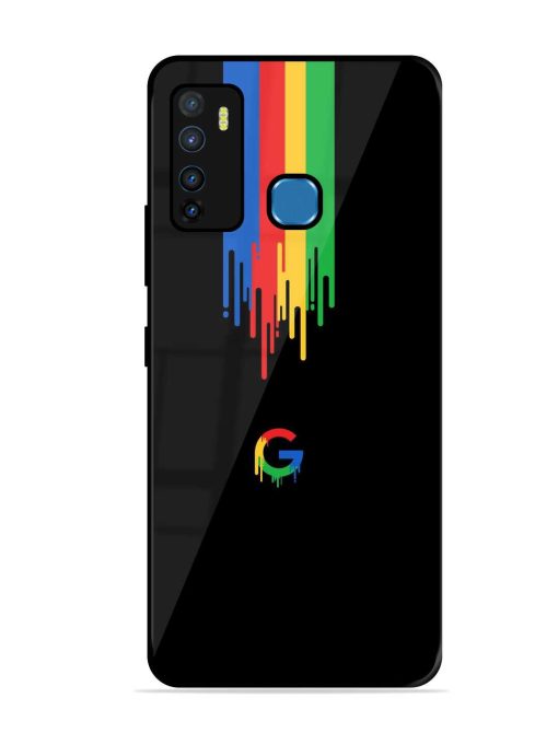 Google Logo Glossy Metal Phone Cover for Infinix Hot 9