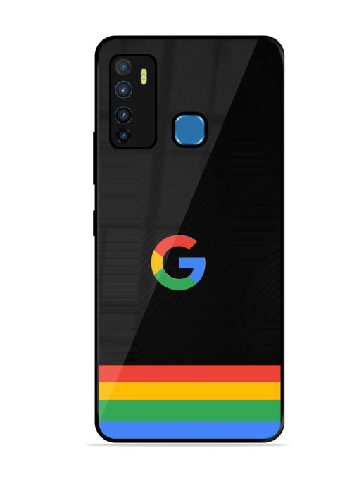 Google Logo Art Glossy Metal Phone Cover for Infinix Hot 9