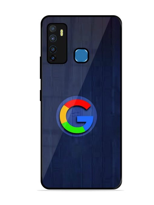 Google Logo Printed Glossy Metal TPU Phone Cover for Infinix Hot 9 Zapvi