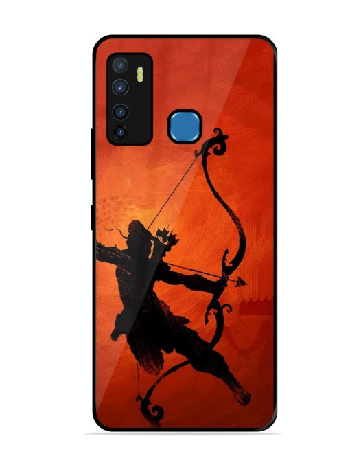 Illustration Lord Rama Glossy Metal Phone Cover for Infinix Hot 9