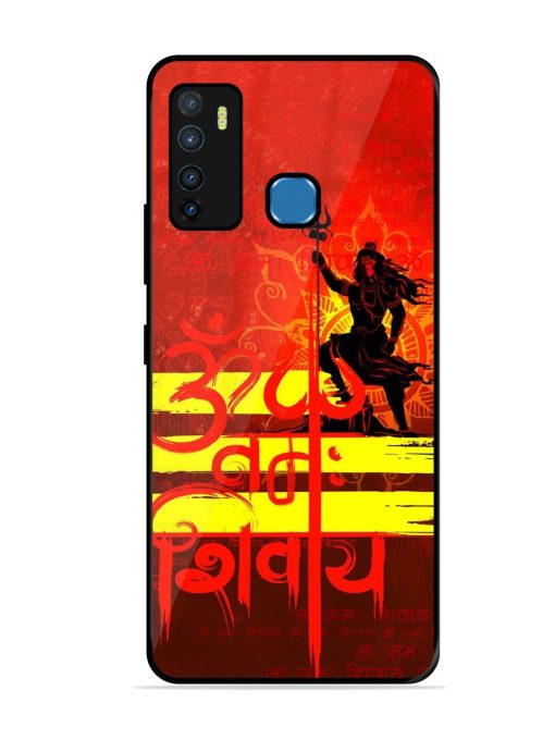 Illustration Lord Shiva Glossy Metal TPU Phone Cover for Infinix Hot 9