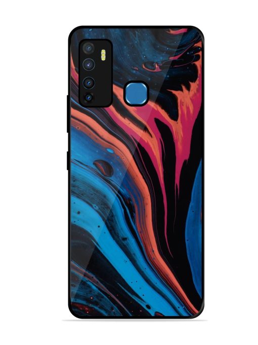 Liquefied Art Glossy Metal TPU Phone Cover for Infinix Hot 9 Zapvi