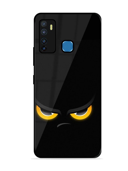 Scary Yellow Eye Glossy Metal TPU Phone Cover for Infinix Hot 9 Zapvi