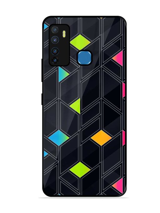 Abstract Mosaic Seamless Glossy Metal Phone Cover for Infinix Hot 9