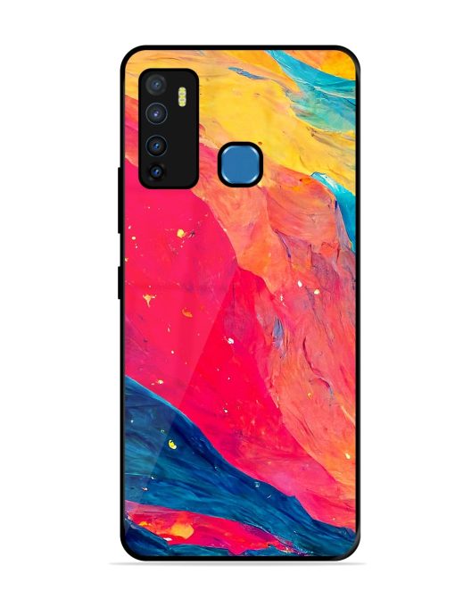 Starry Night Glossy Metal Phone Cover for Infinix Hot 9