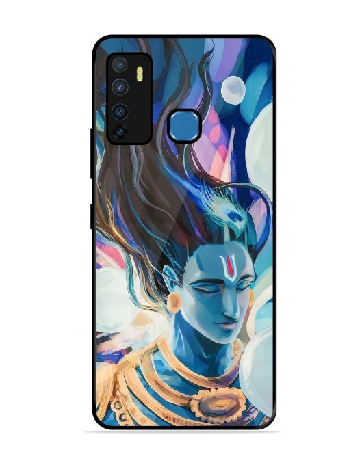 Bhagwan Sri Krishna Glossy Metal Phone Cover for Infinix Hot 9