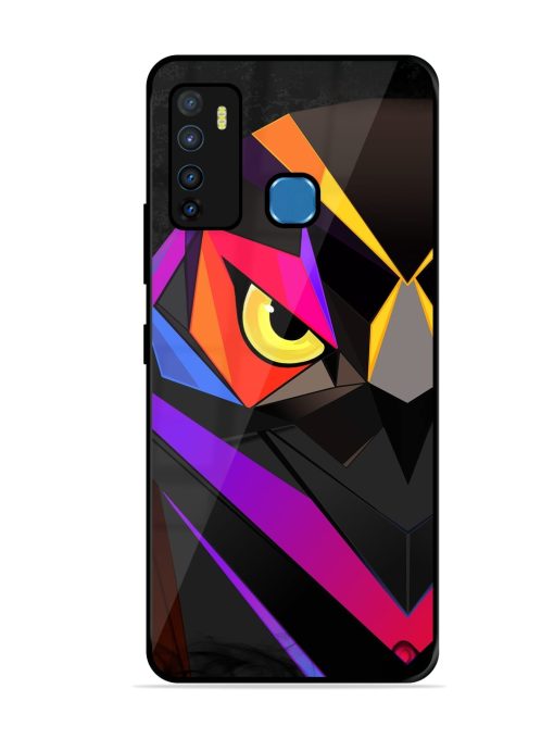 Wpap Owl Glossy Metal Phone Cover for Infinix Hot 9