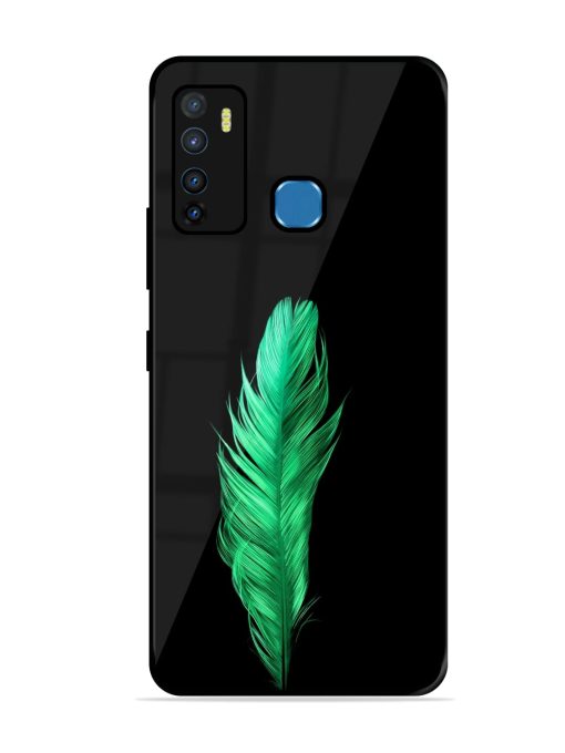 Feather Texture Glossy Metal Phone Cover for Infinix Hot 9