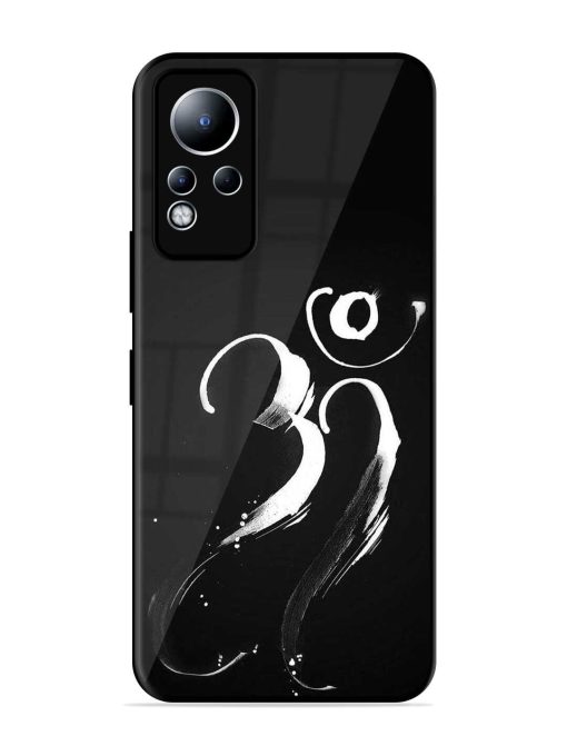 Om Logo Glossy Metal Phone Cover for Infinix Note 11 Zapvi