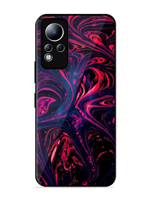 Abstract Background Glossy Metal Phone Cover for Infinix Note 11 Zapvi