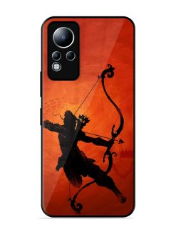 Illustration Lord Rama Glossy Metal Phone Cover for Infinix Note 11