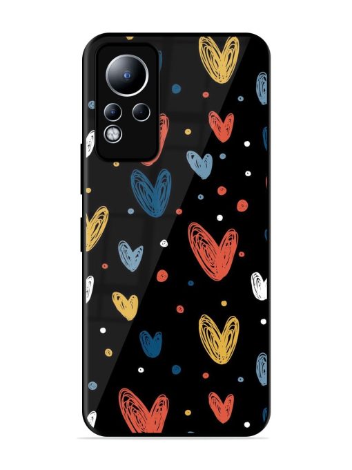 Happy Valentines Day Glossy Metal TPU Phone Cover for Infinix Note 11