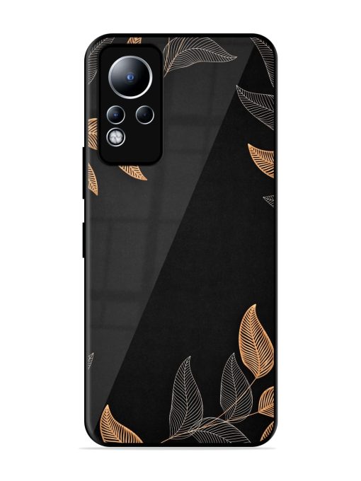 Foliage Art Glossy Metal Phone Cover for Infinix Note 11 Zapvi