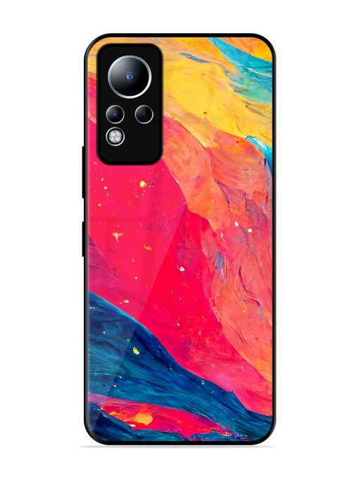 Starry Night Glossy Metal Phone Cover for Infinix Note 11