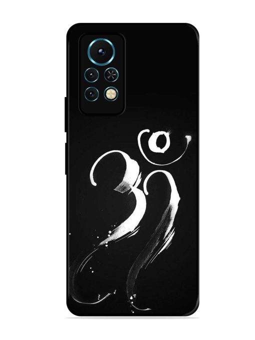 Om Logo Glossy Metal Phone Cover for Infinix Note 11S Zapvi