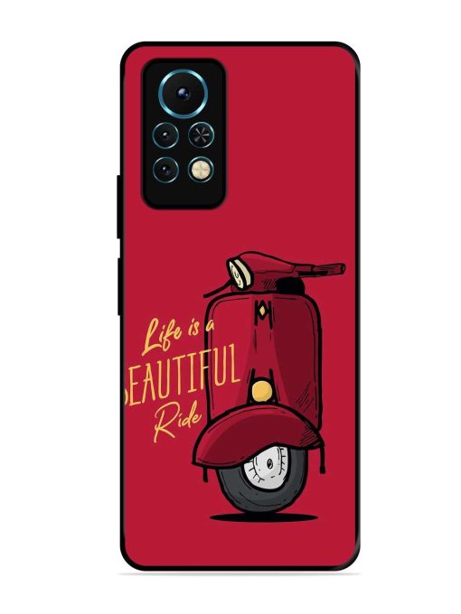 Life Is Beautiful Rides Glossy Metal Phone Cover for Infinix Note 11S Zapvi