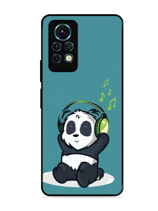 Music Panda Glossy Metal Phone Cover for Infinix Note 11S Zapvi