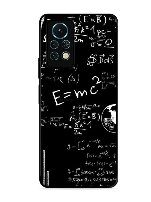 E=Mc2 Mass?Energy Equivalence Glossy Metal Phone Cover for Infinix Note 11S Zapvi