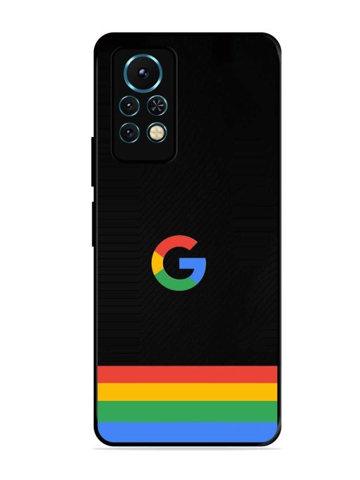 Google Logo Art Glossy Metal Phone Cover for Infinix Note 11S Zapvi