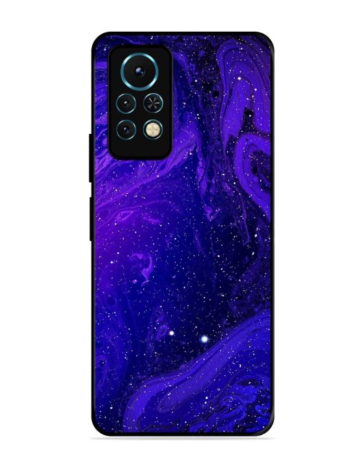 Galaxy Acrylic Abstract Art Glossy Metal Phone Cover for Infinix Note 11S Zapvi